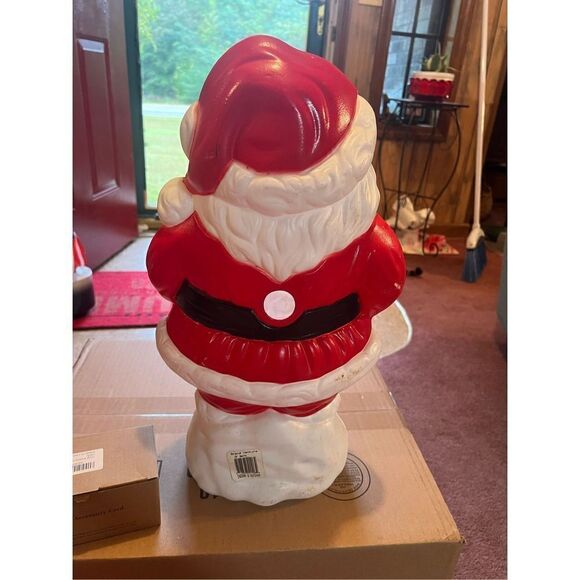 Vintage Grand Venture Santa Claus Blow Mold 18" Christmas Decor Retro Xmas 1999 - Picture 4 of 15